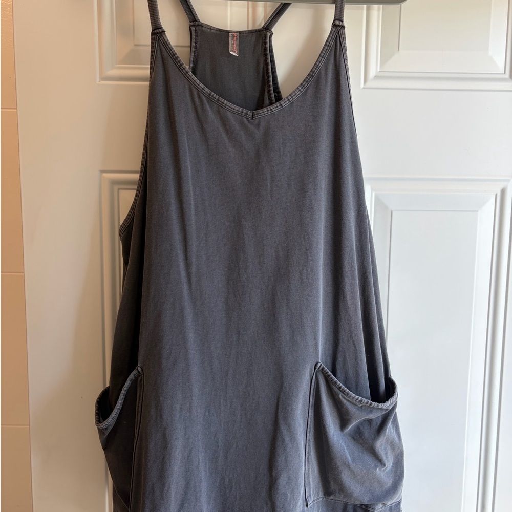 FP Movement by Free People Charcoal Jumpsuit